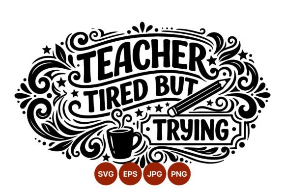 A Designer's Review of Teacher Tired but Trying Embroidery