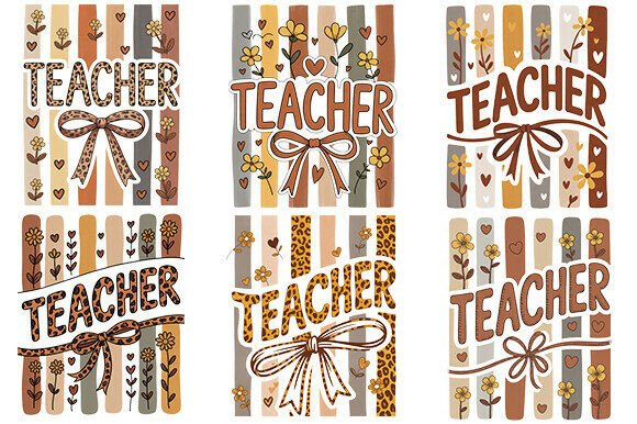 A Designer's Review of the Floral Teacher PNG Bundle