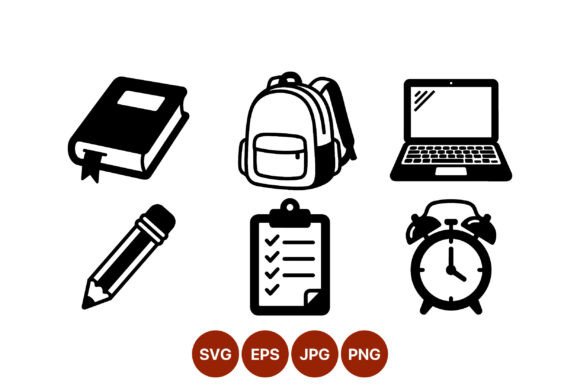 A Designer's Review of the School Supplies Icons Embroidery Set