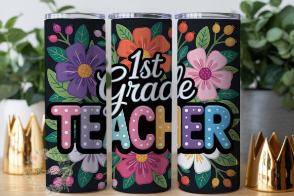 A Teacher's Garden Stitched into Fabric