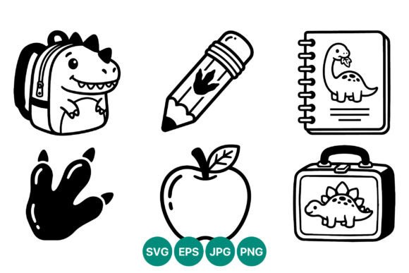 Dinosaur Backpack and School Supplies Embroidery Review