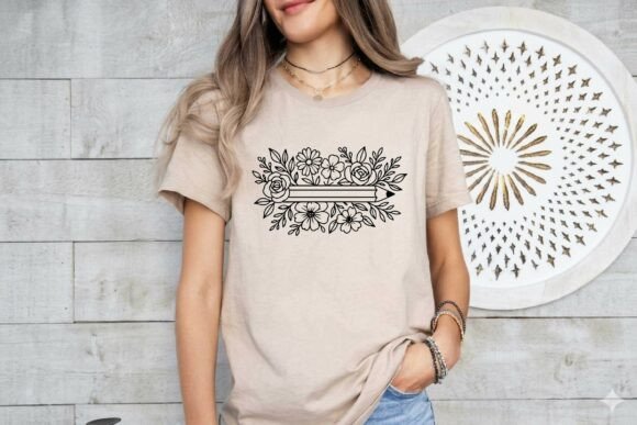 Floral Pencil Teacher's Day Embroidery Design Review