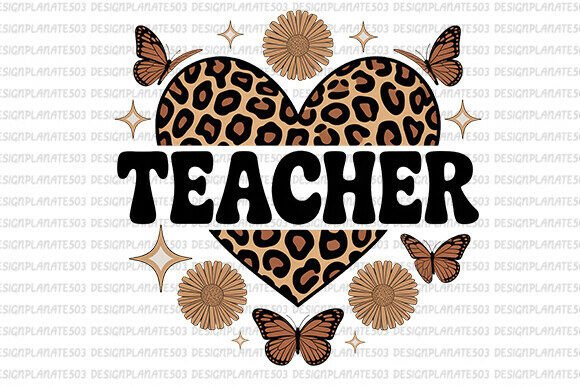 Leopard Teacher Png: A Bold Design for Real Embroidery Projects