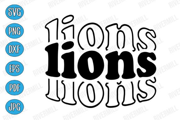 Lions SVG PNG EPS DXF PDF JPG for Embroidery Projects