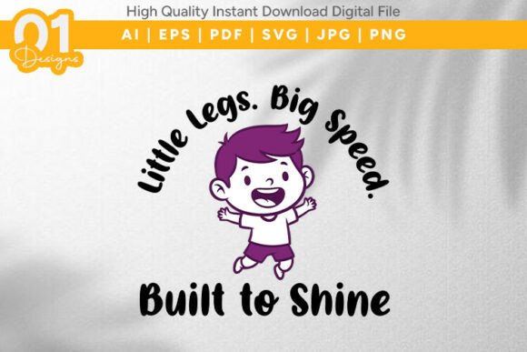 Little Legs Big Speed Kids SVG: Real Embroidery Review
